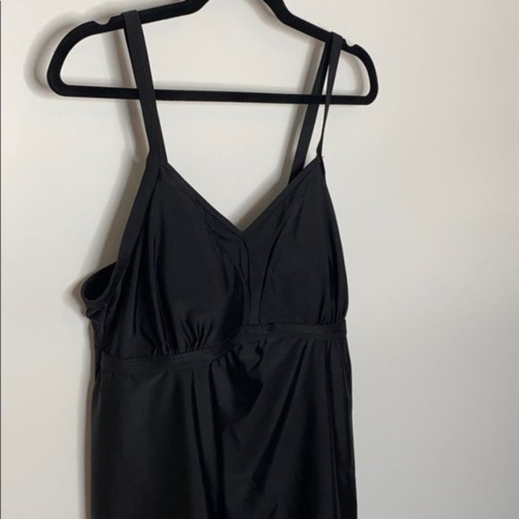 Trendsetter Black Tankini swimwear top size X - Picture 3 of 12